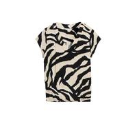 Tom Tailor - Bluse mit Muster abstract beige zebra - Gr. - 36
