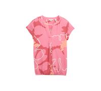 TOM TAILOR Kinder RIPP T-Shirt mit Streifenmuster, Lime Based Irregular Stripe, 176