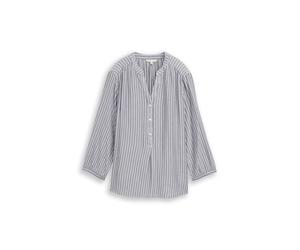 Tom Tailor - Bluse mit Streifenmuster navy white stripe - Gr. - 44