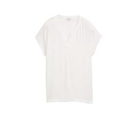 Tom Tailor - Blusenshirt im Material-Mix whisper white - Gr. - M