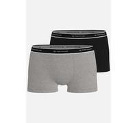 TOM TAILOR BODYWEAR - TOM TAILOR Herren Hip Pants 2er Pack darkgrey melange - Gr. - M