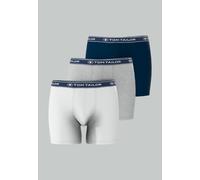TOM TAILOR BODYWEAR - TOM TAILOR Herren Long-Pants uni 3er Pack navy-melange-white - Gr. - XL