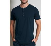 TOM TAILOR BODYWEAR - TOM TAILOR Herren T-Shirt uni 1er Pack blau-dunkel-uni - Gr. - 56