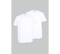 Tom Tailor Underwear Herren Shirt, 1/2, Rundhals 2er Pack Unterhemd,2er Pack|#2per Pack Weiß (Weiss 1000),Small (Herstellergröße:S/4)