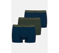 Boxershorts TOM TAILOR "Buffer", Damen, Gr. 8 (XXL), grün, mittel, uni, Obermaterial: 95% Baumwolle, 5% Elasthan, eng, Unterhosen, Logobund, basic, eng, bequem, weich, Baumwollmix (74031265-8) grün, m