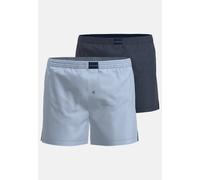 TOM TAILOR BODYWEAR - Web-Shorts 2er Pack blau-hell-streifen - Gr. - XXL