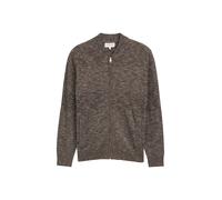 Tom Tailor - Bomber Strickjacke brown navy multicolor - Gr. - XL