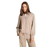 Tom Tailor - Loose Fit Bomberjacke mit Brusttaschen soft taupe grey - Gr. - 42