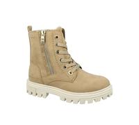 Schnürboots TOM TAILOR Gr. 39, beige (beige, kombiniert) Kinder Schuhe Stiefel Boots mit Zierreißverschluss außen (35795520-39)