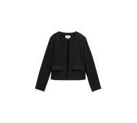 TOM TAILOR - Bouclé Blazer-Jacke black boucle structure 44