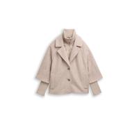 TOM TAILOR Jacke in Woll-Optik beige | XL
