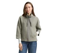 TOM TAILOR Boxy Fit Scuba Sweatjacke