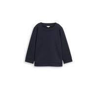 Tom Tailor - Boxy Fit Sweatshirt mit 7/8-Arm blau - Gr. - S