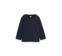 Tom Tailor - Boxy Fit Sweatshirt mit 7/8-Arm sky captain blue - Gr. - M