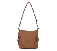 TOM TAILOR Caia Damen Umhängetasche Crossbody Bag Mittelgroß Cognac Braun