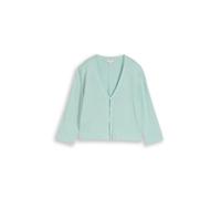 Tom Tailor - Cardigan aus Baumwolle blue haze - Gr. - XL