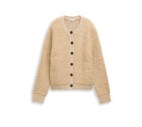 Tom Tailor - Loose Fit Bou ardigan gravel beige melange - Gr. - S