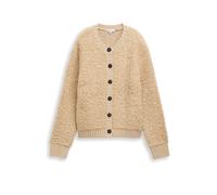 Tom Tailor - Loose Fit Bou ardigan gravel beige melange - Gr. - XL