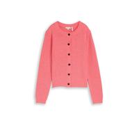 Tom Tailor - Cardigan mit Rundhalsausschnitt soft coral pink - Gr. - S