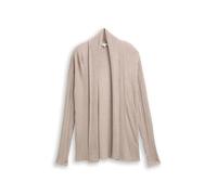 Tom Tailor - Cardigan mit Schalkragen soft taupe melange - Gr. - M