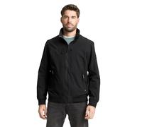 Tom Tailor - Blouson Jacke mit verstaubarer Kapuze black - Gr. - L