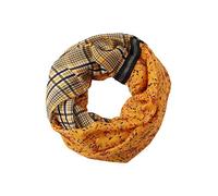 TOM TAILOR Casual Damen Floral Karierter Schal, per pack Gelb (Yellow Floral Design 19774), One Size (Herstellergröße: Onesize)