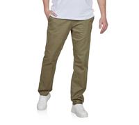 TOM TAILOR Chino Hose Herren Regular Fit Stretch Stoffhose Einfarbig, Länge:32L, Größe:Faded Leaf Green (34880), Weite:31W