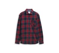 Tom Tailor - Comfort Fit Hemd mit Karomuster navy red check - Gr. - M