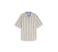 TOM TAILOR Herren 1049597 Comfort Fit Kurzarmhemd mit Streifen