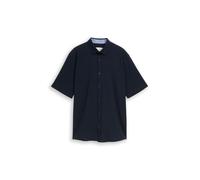 Tom Tailor - Comfort Fit Seersucker Kurzarmhemd sky captain blue - Gr. - XXL