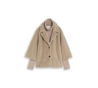 Tom Tailor - Cosy Cape Jacke im 2-in-1-Look soft taupe grey - Gr. - XXXL