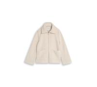 TOM TAILOR Damen Cosy Jacke mit Taschen, beige, Meliert, Gr. S