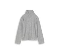Tom Tailor - Cosy Sweatshirt mit Deko-Knopfleiste soft grey melange - Gr. - L