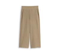 Tom Tailor - Crinkle Culotte Hose olive white structure - Gr. - 36/28
