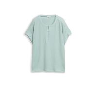 Tom Tailor - Crinkle T-Shirt blue haze - Gr. - XXL