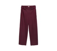 Tom Tailor Straight Leg Hose aus Viskose-Mix in Bordeaux, Größe 36/28