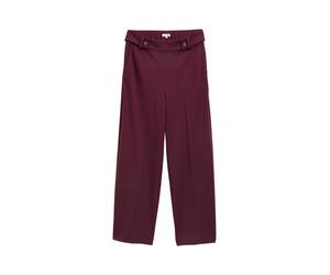Tom Tailor - Cropped TTMIA Straight Hose bordeaux red - Gr. - 42/28