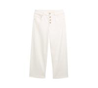 TOM TAILOR - Culotte Jeans mit Knopfleiste Whisper White 26/28