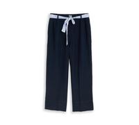 Tom Tailor - Culotte mit Bindegürtel blau - Gr. - 28
