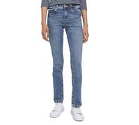 TOM TAILOR Straight-Jeans in gerader "Straight" 5-Pocket-Form, dunkelblau-denim