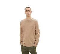Tom Tailor Simple Knitted Pullover XL Hazel Brown Melange