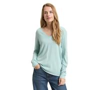 Tom Tailor Damen Pullover Regular Fit V-Ausschnitt Baumwoll-Viskose (60%/40%) Mint Gr. XXXL