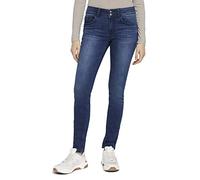 TOM TAILOR Skinny-fit-Jeans mit Doppelknopf-Verschluss, dark-stone