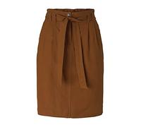TOM TAILOR Damen 1025864 High Waist Rock, 12828-Caramel Brown, 34