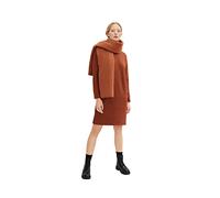 TOM TAILOR Damen 1034093 Boucle Strickschal, 30015 - Canyon Sunset Red, Einheitsgröße