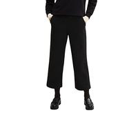 TOM TAILOR Damen 1034159 Loose Fit Stoffhose, 14482 - Deep Black, 36W / 28L