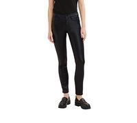 TOM TAILOR Damen 1034226 Alexa Slim Jeans Coated, 14482 - Deep Black, 34W / 32L