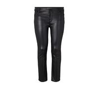 TOM TAILOR Damen 1035102 Plussize Alexa Slim Jeans Coated, 14482 - Deep Black, 44 Große Größen