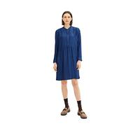 TOM TAILOR Damen 1035224 Jeanskleid mit Knopfleiste, 10113 - Clean Mid Stone Blue Denim, 42