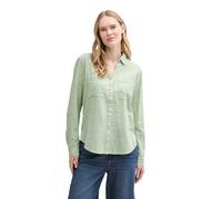 TOM TAILOR - Bluse mit Brusttaschen true green 38